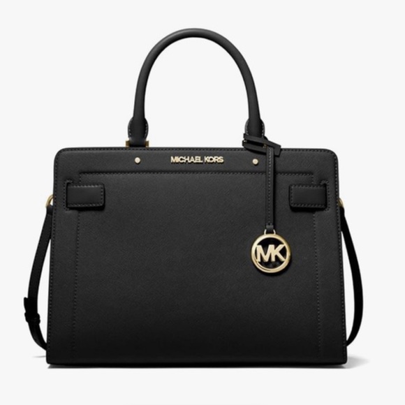 Michael Kors Handbags - Michael Kors Dillon large saffiano leather satchel/tote bag In Black